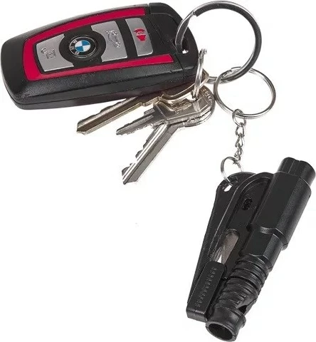 Mjet emergjence GUARD YC-004-BL me bilbil, thikë rripi dhe thyes xhami, zi