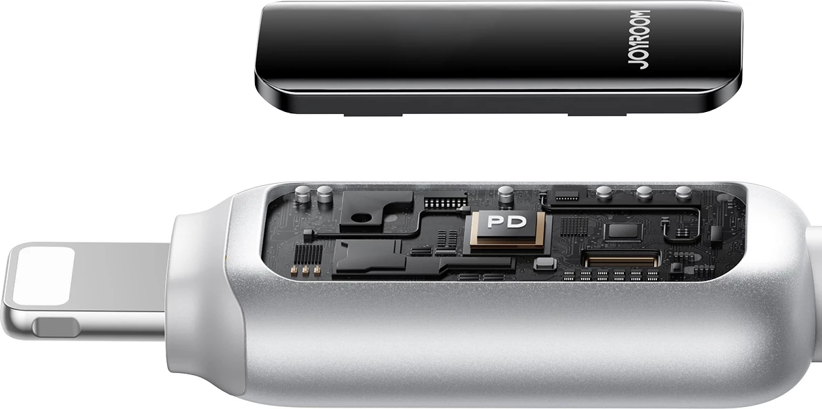 Kabllo USB-A në Lightning, Joyroom S-A55 StarFlight, 1.2 m 3A, e bardhë
