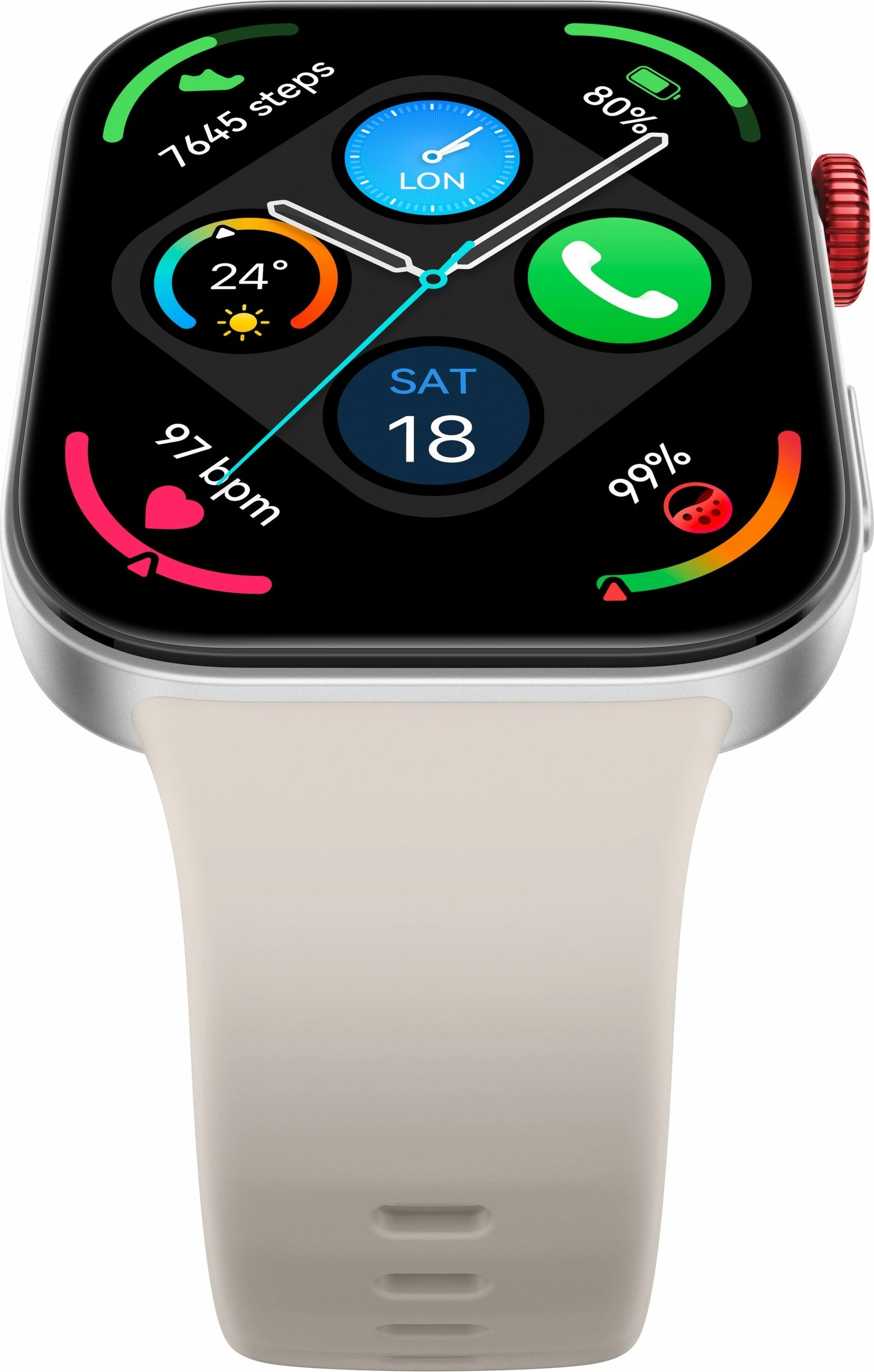 Smartwatch Huawei WATCH Fit 3, AMOLED, Wi-Fi, GPS, 26 g, e bardhë