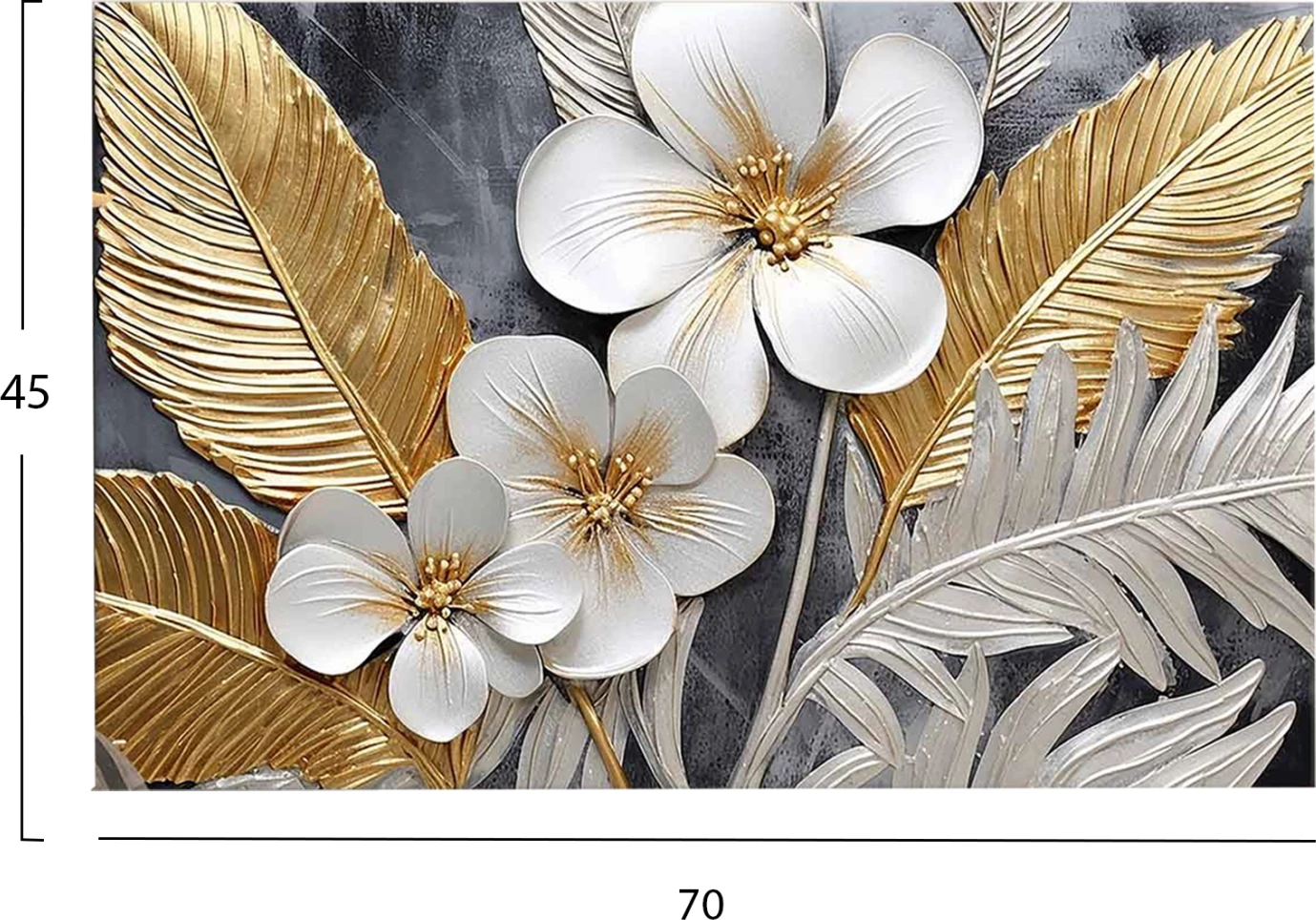 Pikturë muri GOBI FH4844, kanavacë e printuar, 70x2.8x45cm