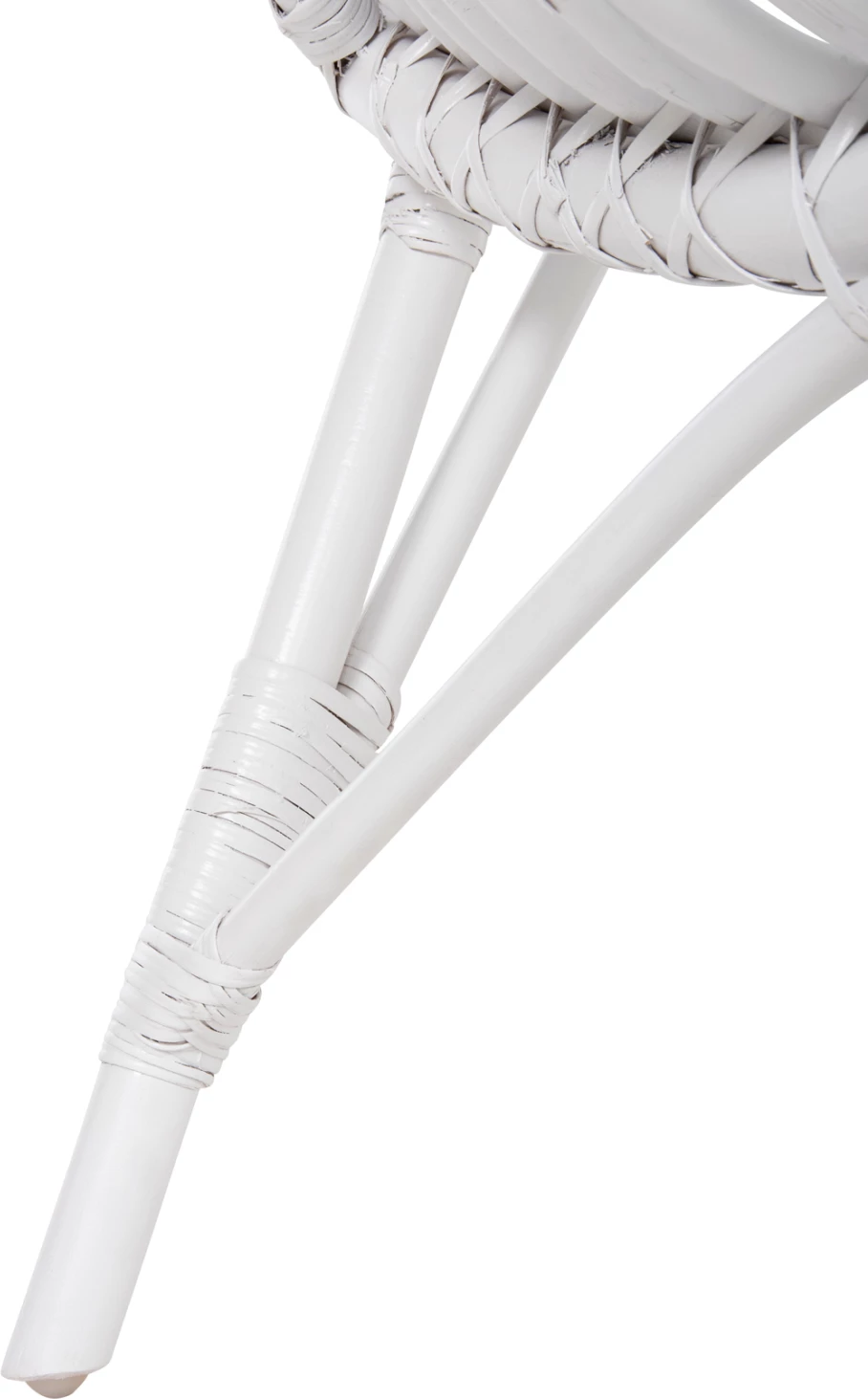 Karrige për jashtë CELLION FH9812.03, shkopinj rattan, ngjyrë e bardhë, 76x72x83H cm