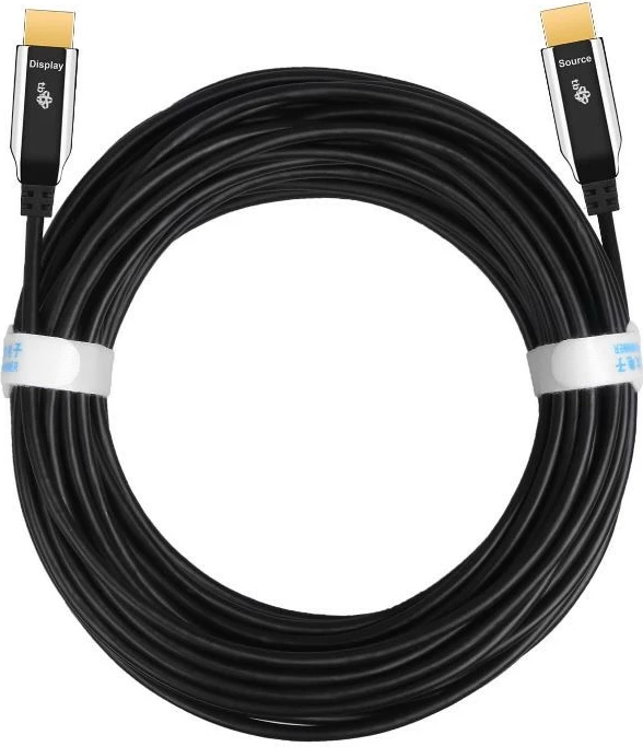 Kabllo HDMI TB hybrid fiber optike, 20m, e zezë