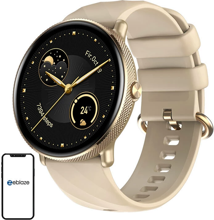 Smartwatch Zeblaze GTR 3 Pro, 1.43", Gold
