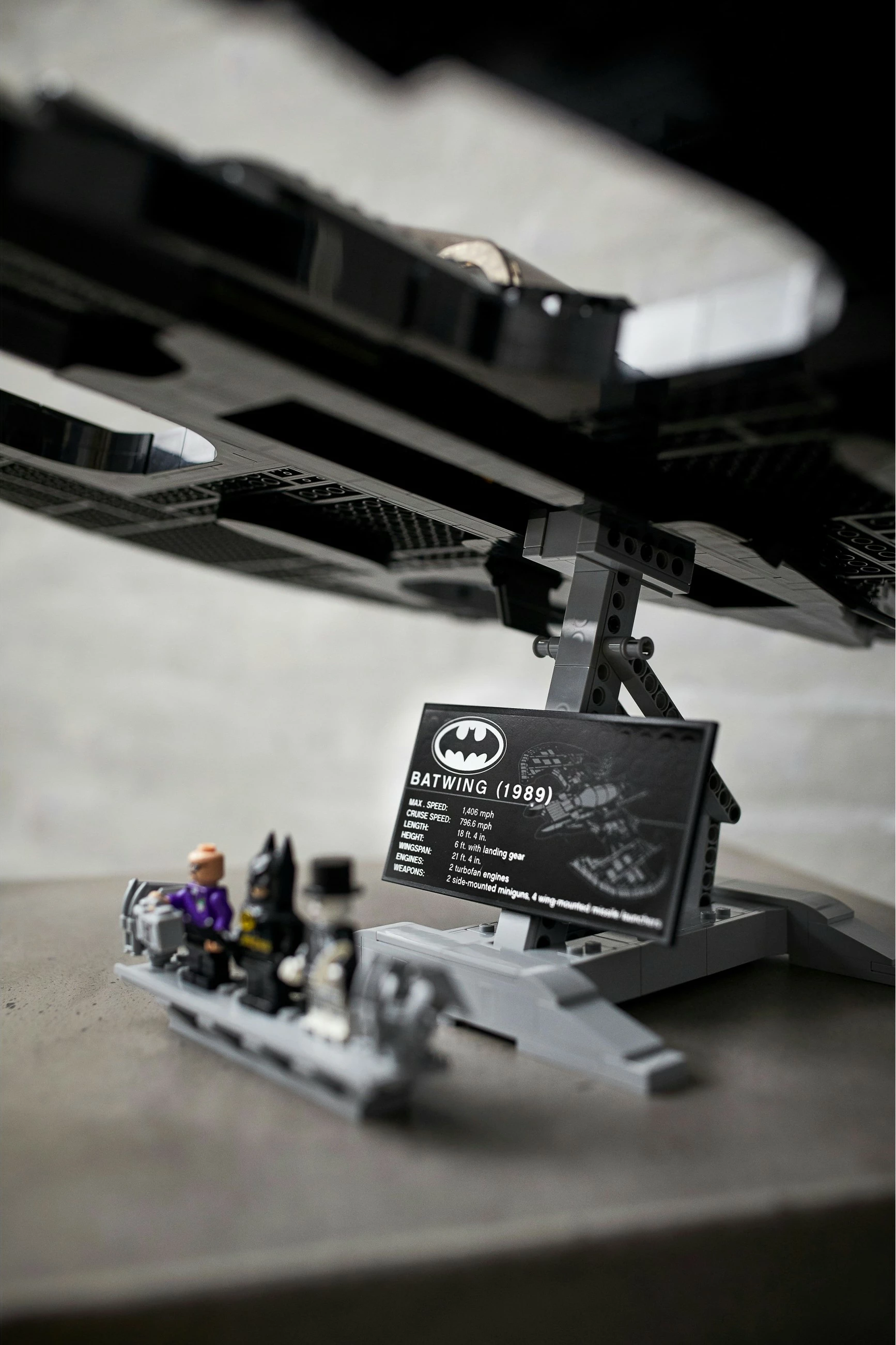 Set ndërtimi LEGO DC Comics Super Heroes 1989 Batwing, 2363 copë, plastikë, shumëngjyrësh