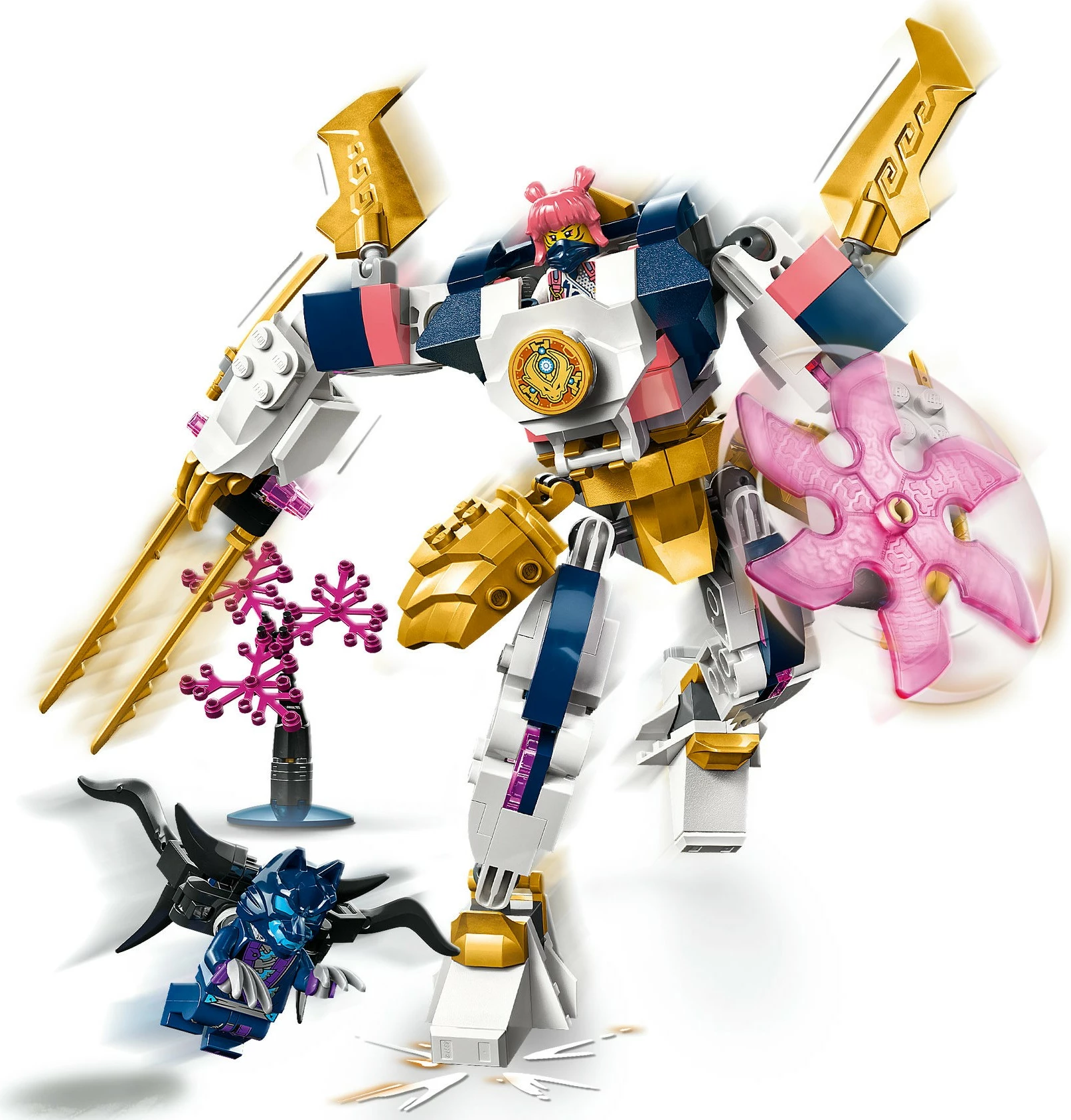Set ndërtimi LEGO Sora's Elemental Tech Mech, 209 pjesë, shumëngjyrësh