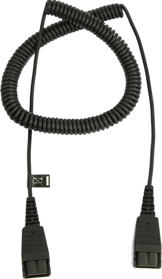 Kabëll zgjatues Jabra 8730-009, QD në QD, 0.5-2 m, i zi