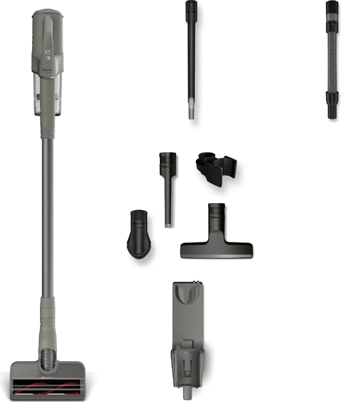 Fshesë vertikale pa kabllo, Miele Duoflex HX1 CarCare, 55 min, 0.3 L, 79 dB, 3.1 kg, gri casagrey