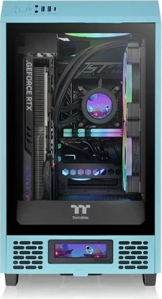 Panel LCD Thermaltake për kasë The Tower 200, turquoise