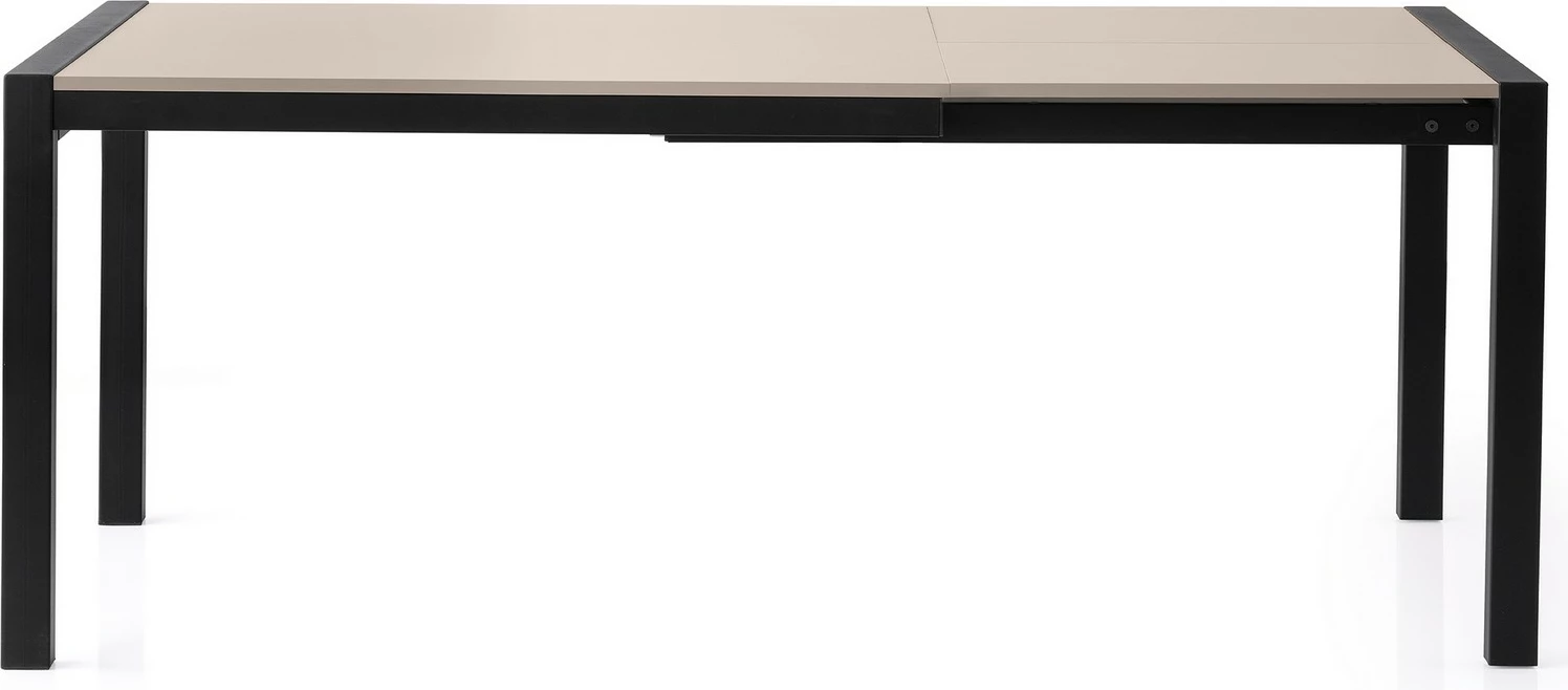 Tavolinë ngrënie me zgjatje, Skye Decor, ngjyrë mocha e çelët, 1014