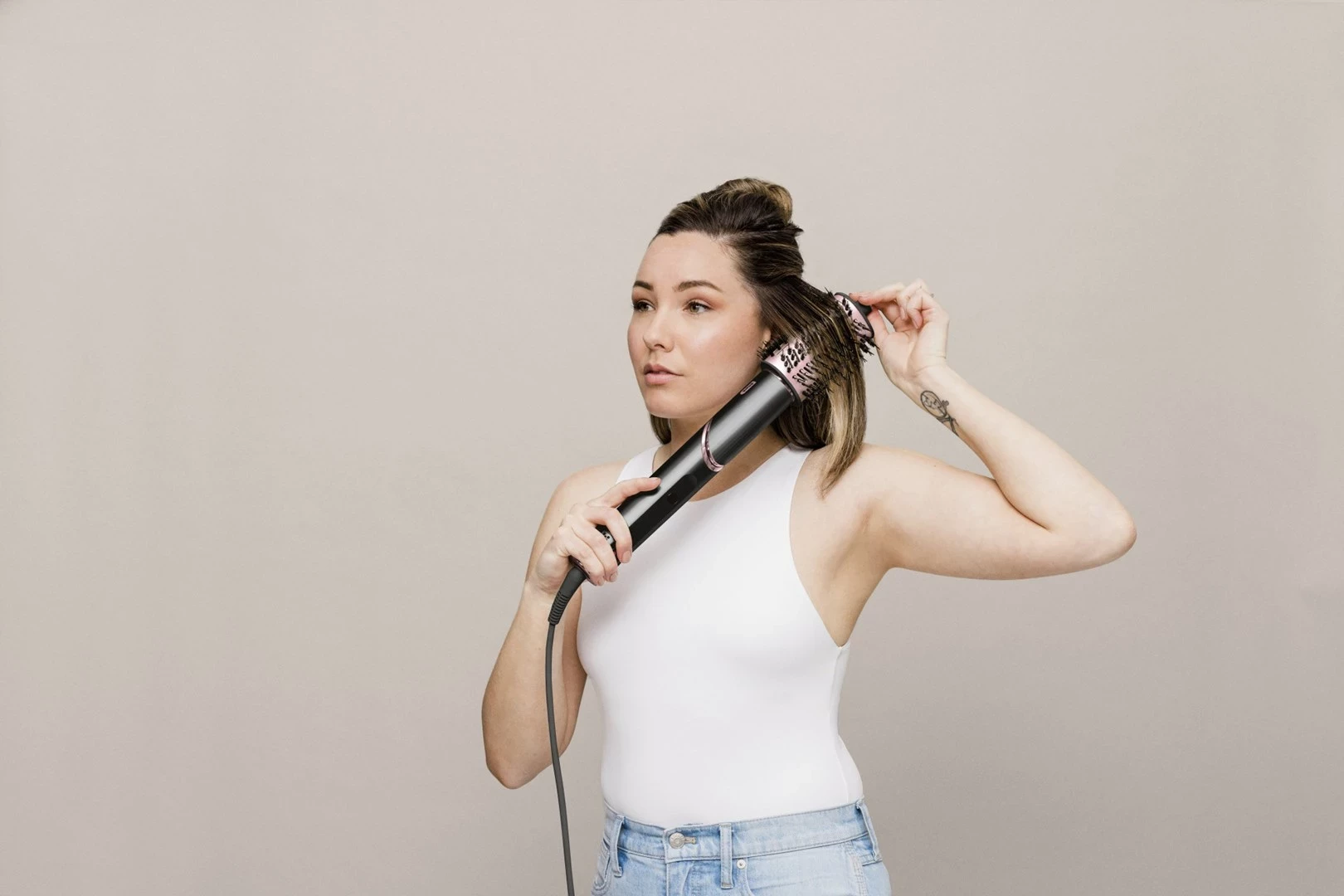 Multistyler për flokë Shark FlexStyle 5-in-1, 1400 W, HD440EU, zi/rozë