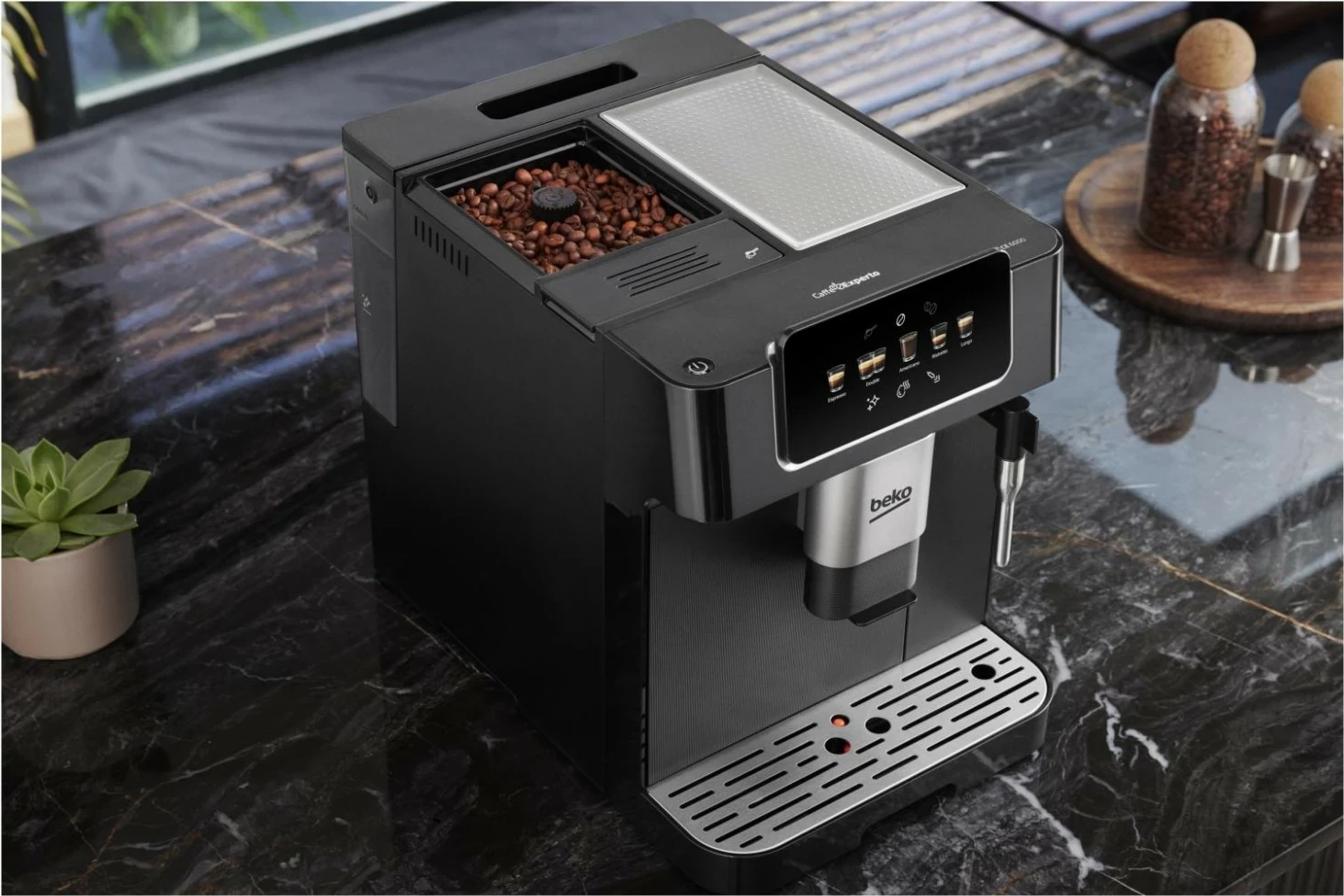 Aparat kafeje Beko CaffeExperto CEG7302B, automatik, zi