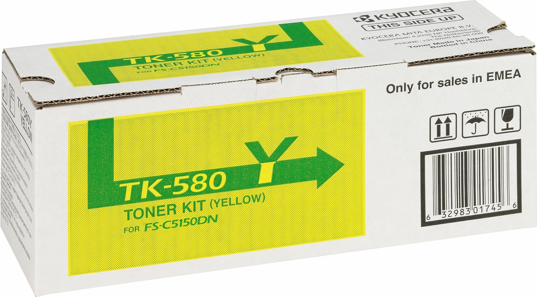 Toner Kyocera TK-580Y, për FS-C5150DN, yellow