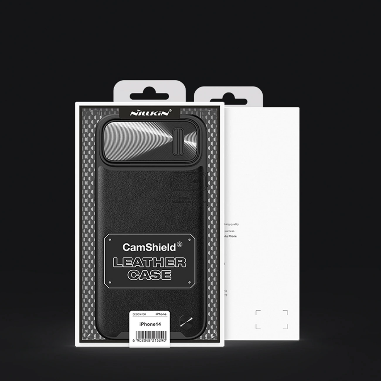 Mbështjellës Nillkin CamShield Leather S Case për iPhone 14 Plus, me kapak kamere, Jeshil