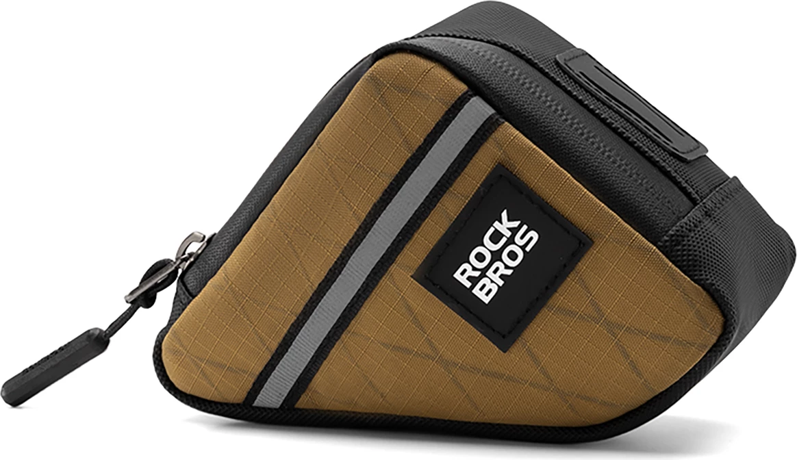 Çantë trekëndore për kornizë biçiklete Rockbros 30180024003, 0.25L, Kafe