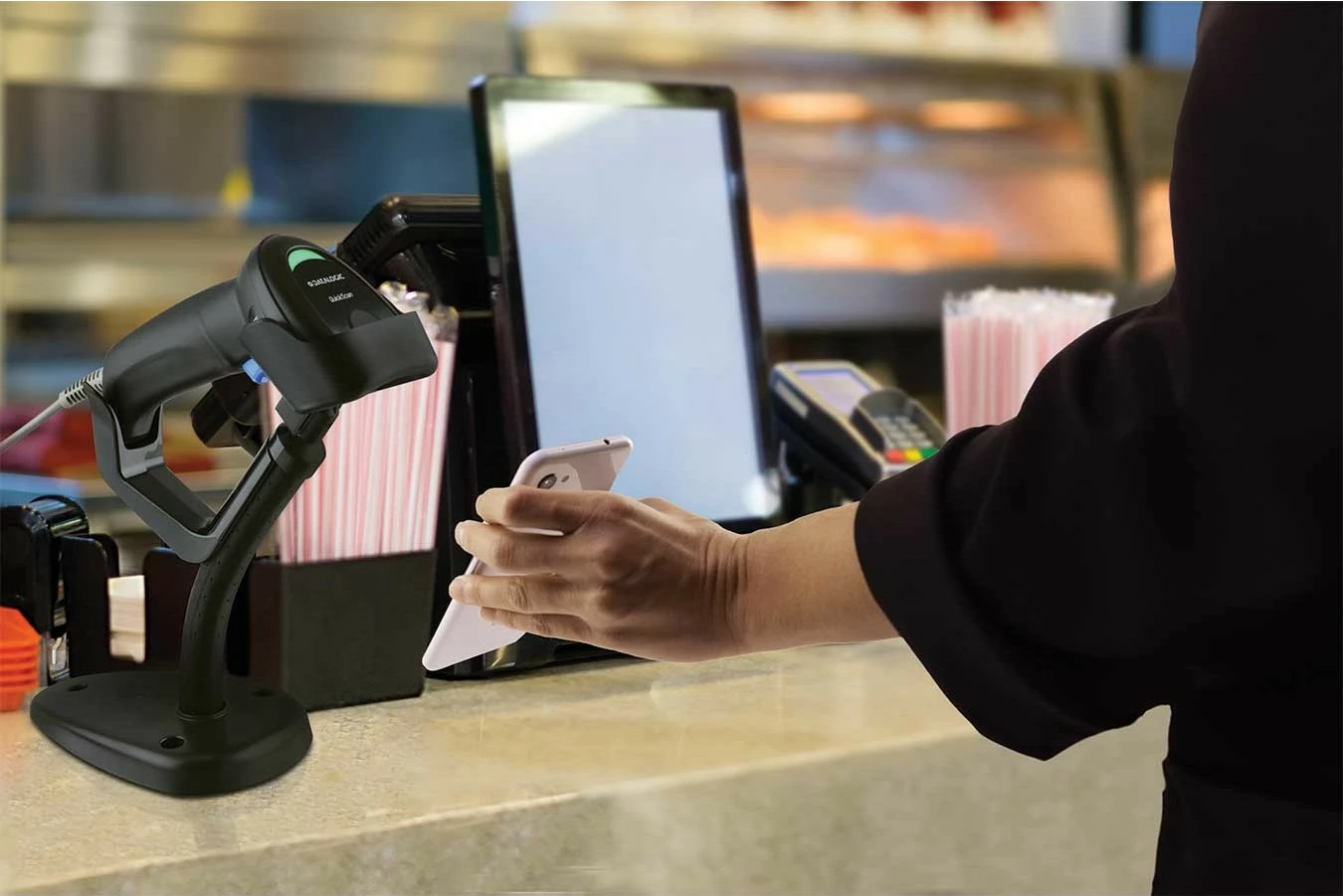 Lexues barkodash Datalogic QD2220-BKK1, 1D, LED, me kabllo, i zi