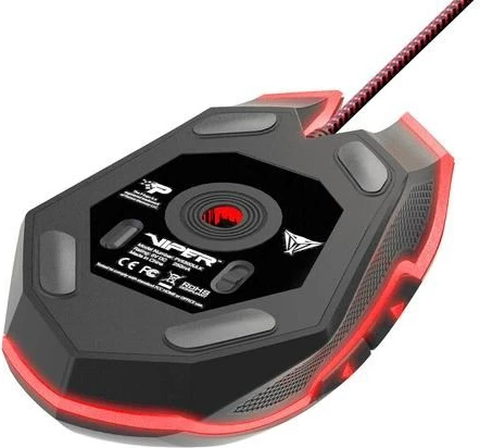 Maus gaming Patriot Viper V530, USB Type-A, i zi/kuq