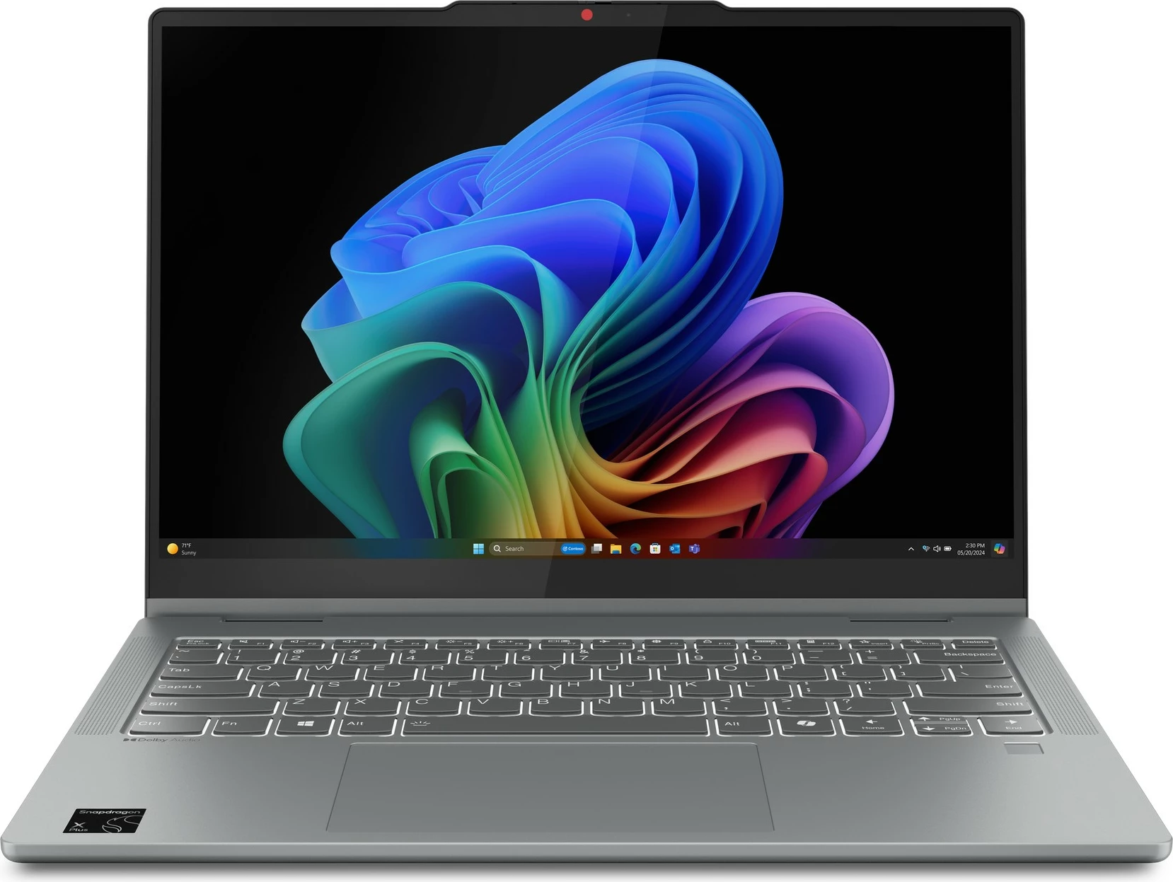 Kompjuter Lenovo IdeaPad 5 2-in-1 14Q8X9 83GH000YGE, 14 inç OLED, Snapdragon X Plus, 16GB/1TB, gri