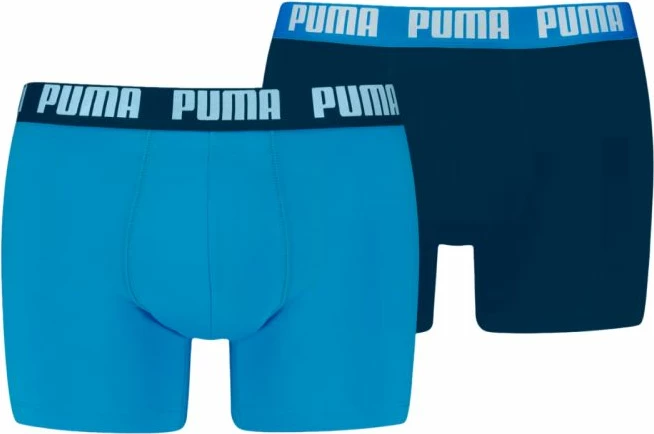 Të brendshme meshkuj Puma Everyday Basic 2p, blu/dreqkaltër