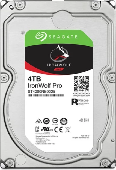 Hard disk Seagate IronWolf Pro 3.5". 4TB, 7200RPM