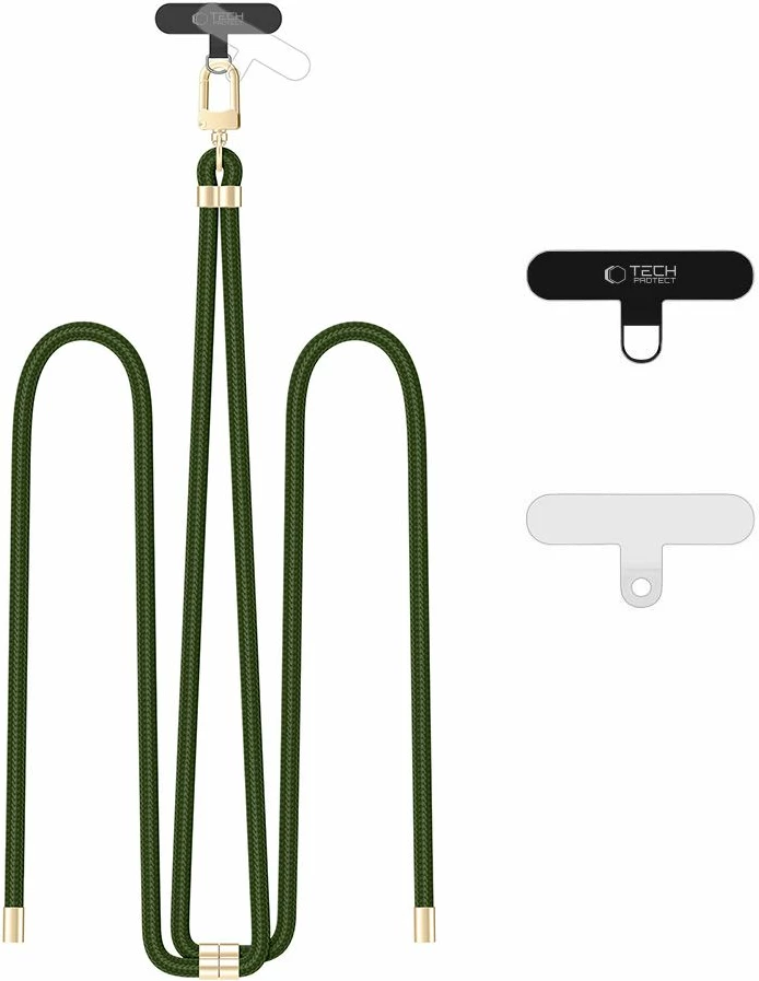 Rrip crossbody për celular Tech-Protect C7S, me adapter, ulliri