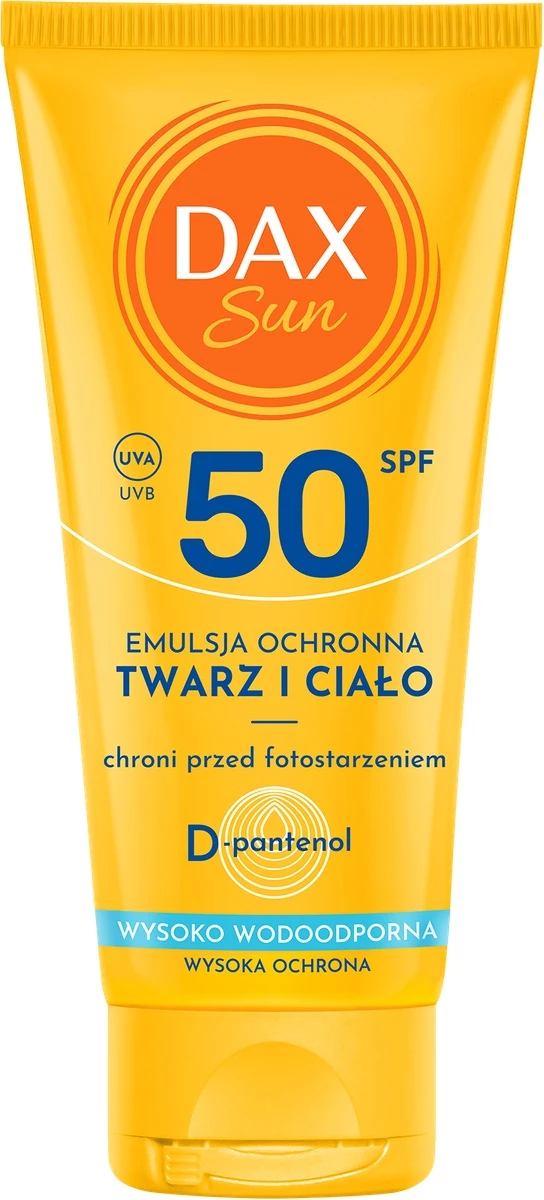 Emulsion mbrojtës për fytyrë dhe trup Dax Sun SPF50, 50ml