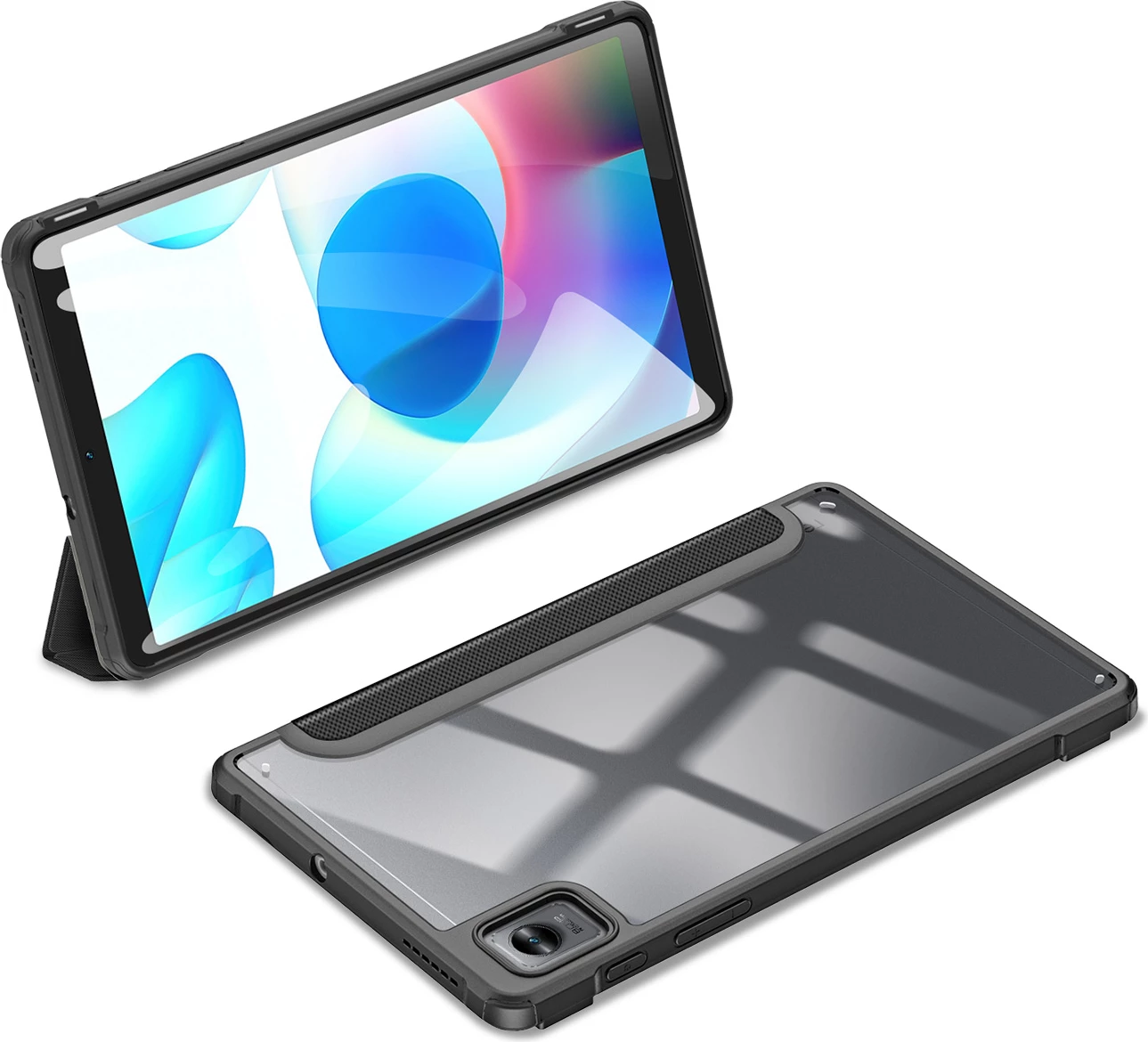 Mbështjellës Dux Ducis Toby Flip për Realme Pad Mini 8.7", i zi