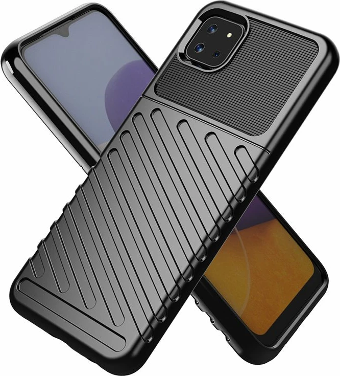 Mbështjellës Hurtel Thunder Case për Samsung Galaxy A22 5G, TPU, Blu