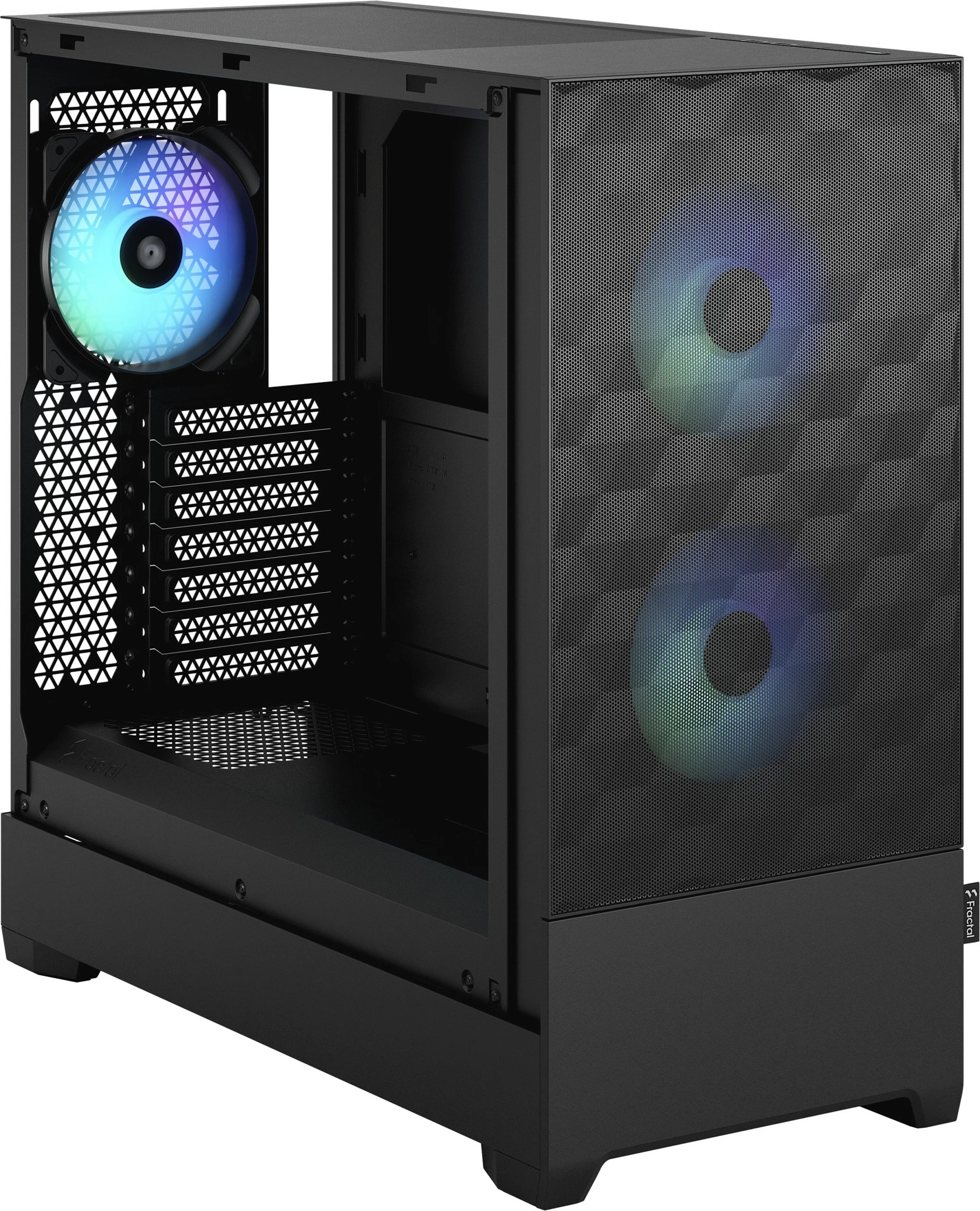 Kasë Fractal Design Pop Air, Tower, PC, ATX, micro ATX, Mini-ITX, E zezë