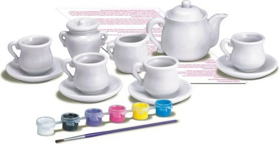 Set çaji mini 4m, 13 pjesë, për pikturim, multikolor