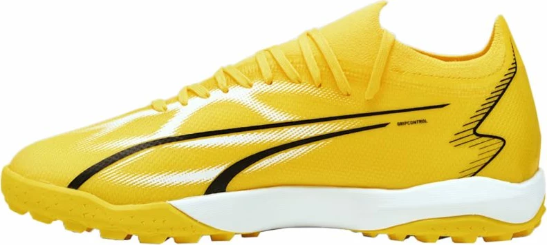 Këpucë futbolli Puma Ultra Match TT, për meshkuj, të verdha