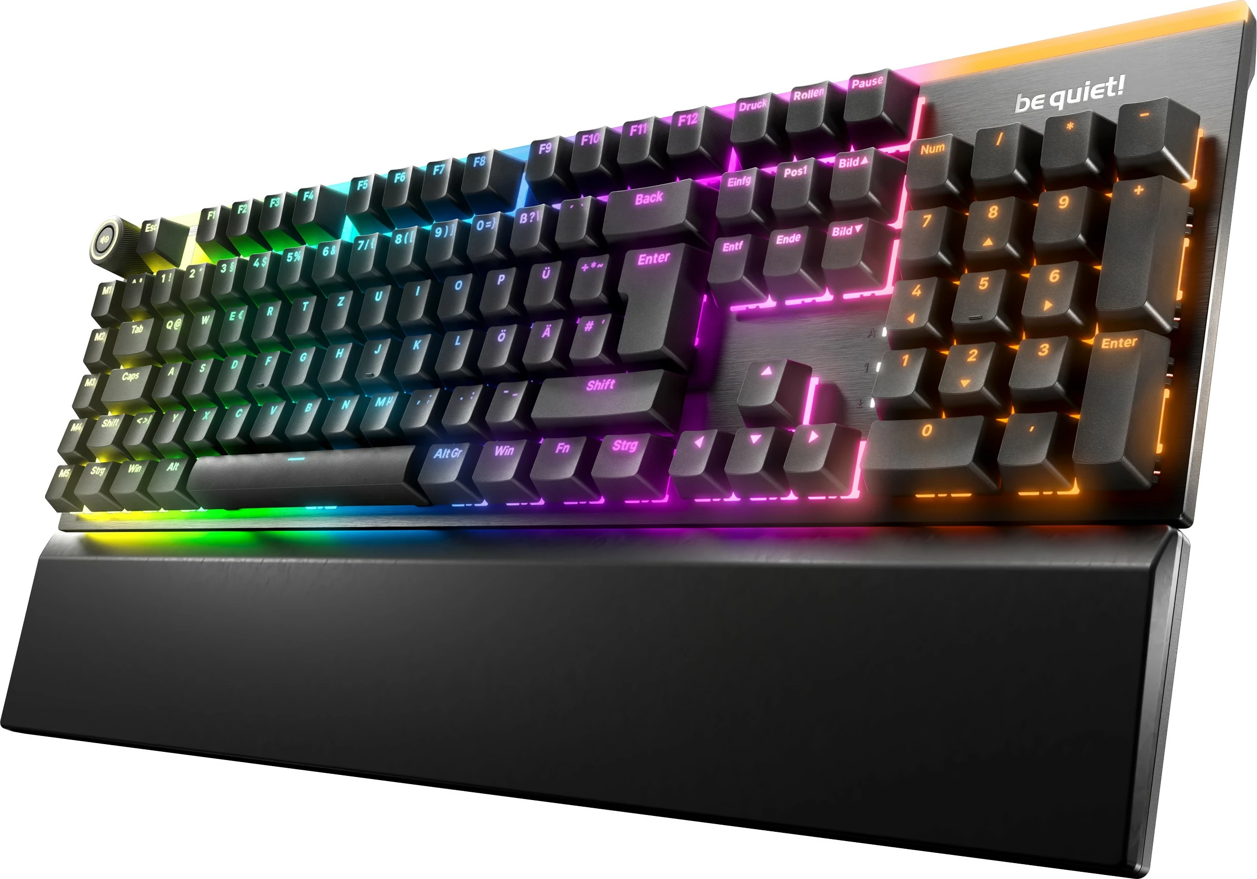 Tastierë gaming Be Quiet! Light Mount Silent Tactile, USB, RGB, DE