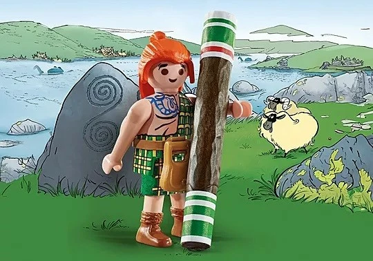 Set lodrash Playmobil Asterix 71547 Mac Aronh, plastikë, 4 pjesë