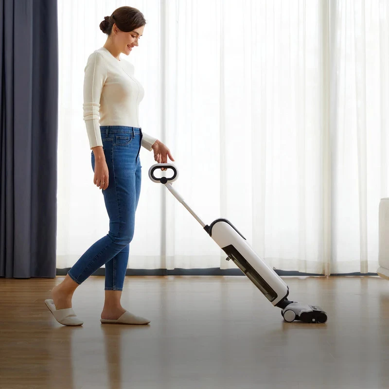 Fshesë me korrent vertikale pa kabllo Uwant D100, wet & dry 17000Pa, 35 min, e bardhë, set me stacion karikimi