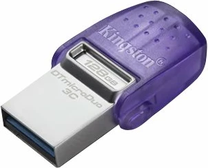 USB Kingston DataTraveler microDuo 3C 128GB, USB 3.2, vjollcë
