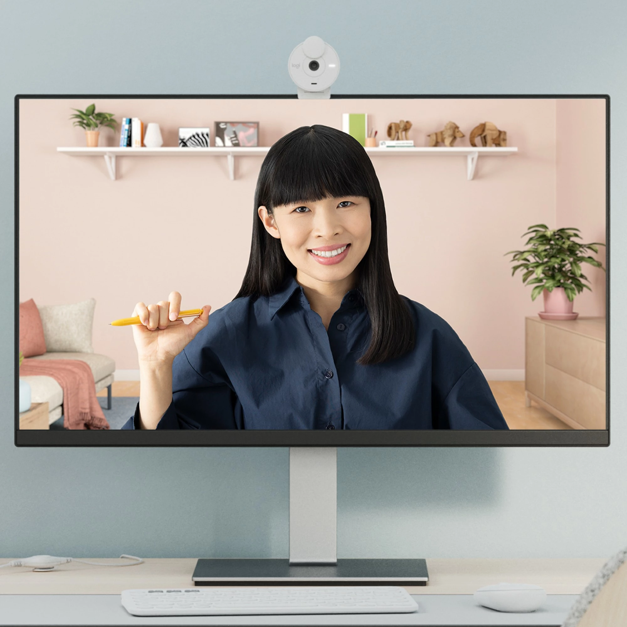 Kamerë Logitech BRIO 300, 1920x1080, Bardhë