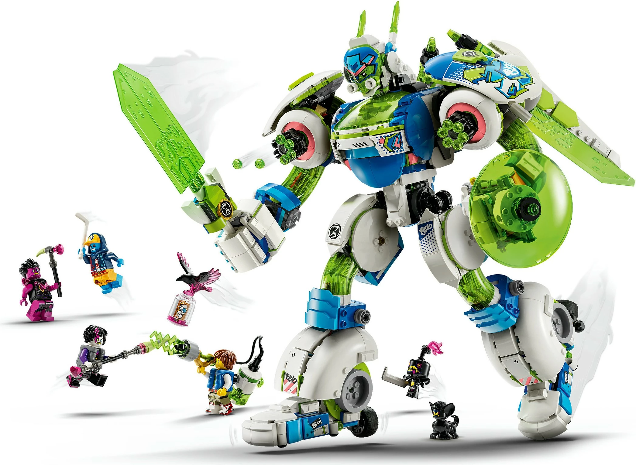 Set ndërtimi LEGO DREAMZzz 71485 Mateo dhe Z-Blob Mech Kalorësi, shumëngjyrësh