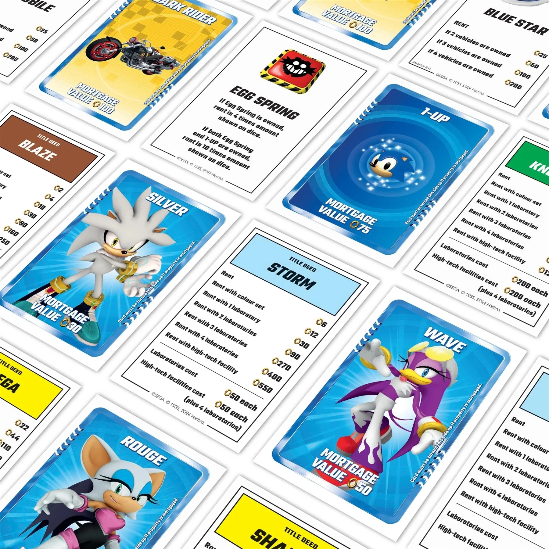 Lojë tavoline Winning Moves Monopoly Sonic the Hedgehog, 2–6 lojtarë, 8+, në anglisht, 6 figura metalike
