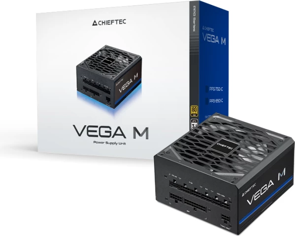 Furnizues energjie ATX CHIEFTEC VEGA M PPG-750-C 750W 80PLUS Gold, modular, i zi