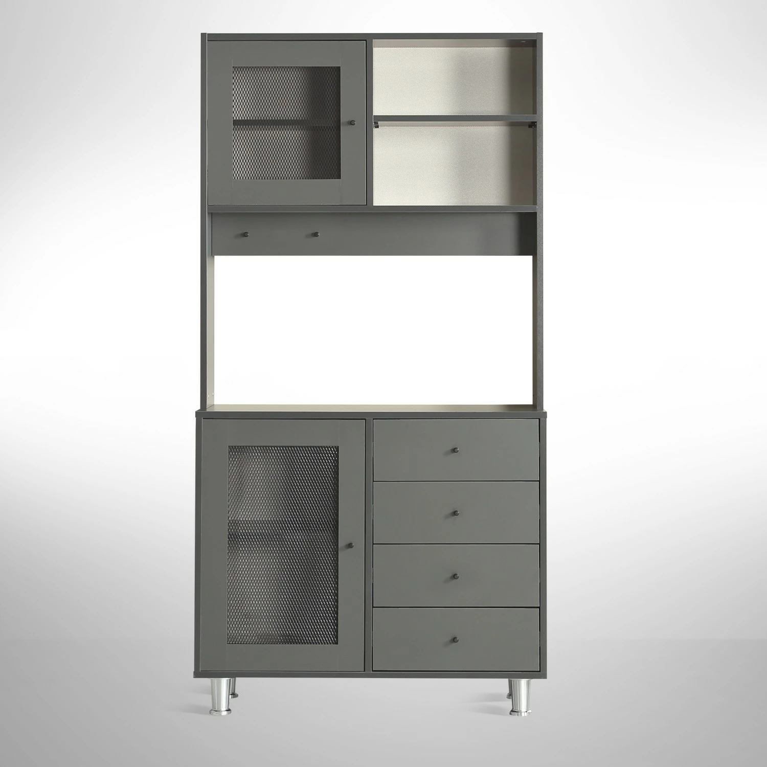 Dollap shumëpërdorimësh Hanah Home, Grano 96, antracit