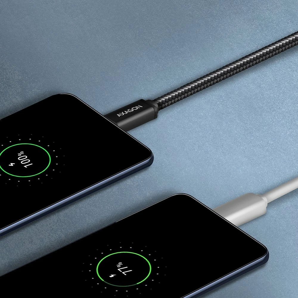 Kabllo Micro USB në USB-A AXAGON BUMM-AM10AB, 1m, i zi