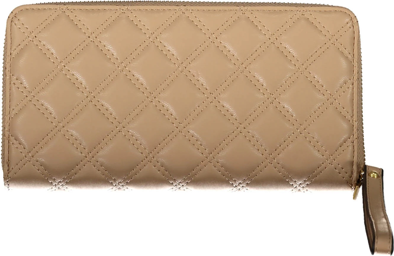 Portofol femra GUESS JEANS, bezhë