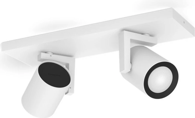 Spot ndriçimi i mençur Philips Hue 929003808001, Bluetooth, GU10, 2 spote, bardhë