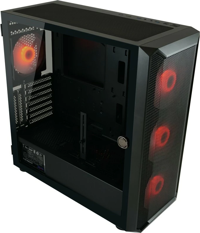 Kasë LC-Power Gaming 804B, Midi Tower, ATX, micro ATX, Mini-ITX, e zezë