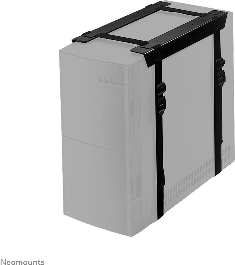 Mbajtës për kasë Newstar Neomounts CPU-D025BLACK, montim në tavolinë, çelik, i zi, 20 kg