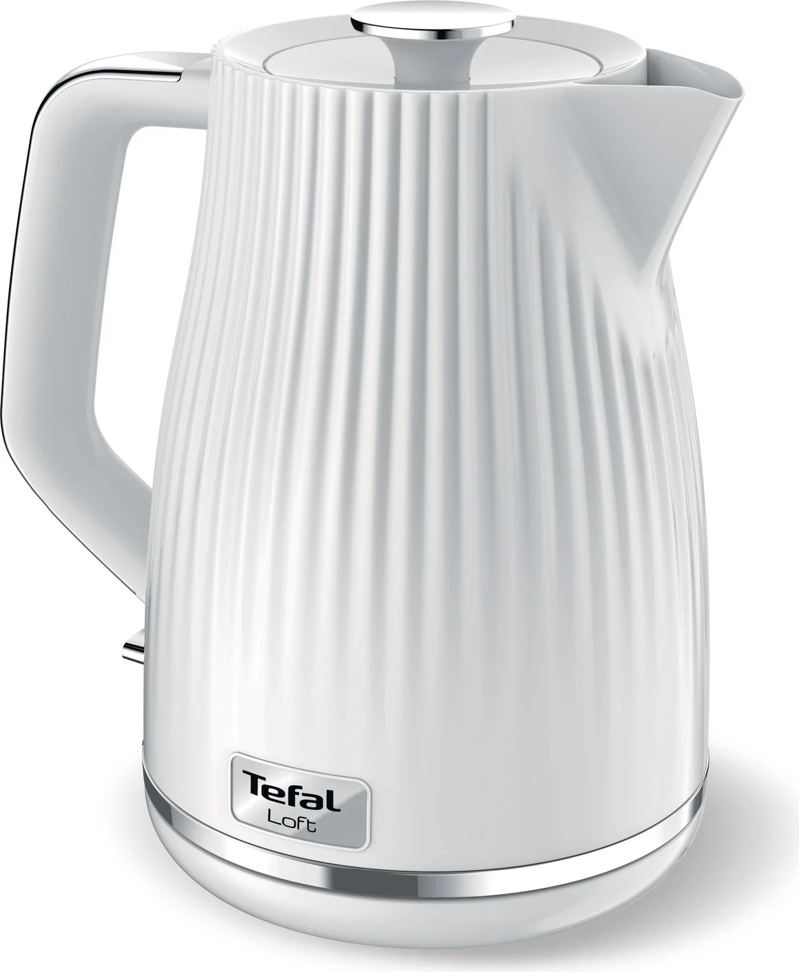 Çajnik elektrik Tefal KO250130 Loft, 1.7L, 2400W, i bardhë