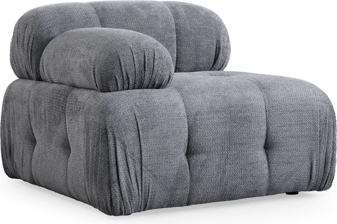 Divan dy vendësh Atelier del Sofa, Petite 2, ngjyrë gri