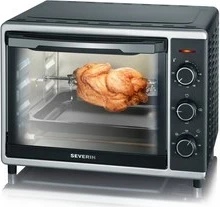 Furrë e vogël SEVERIN TO 2056, 30L, çelik inox, e zezë