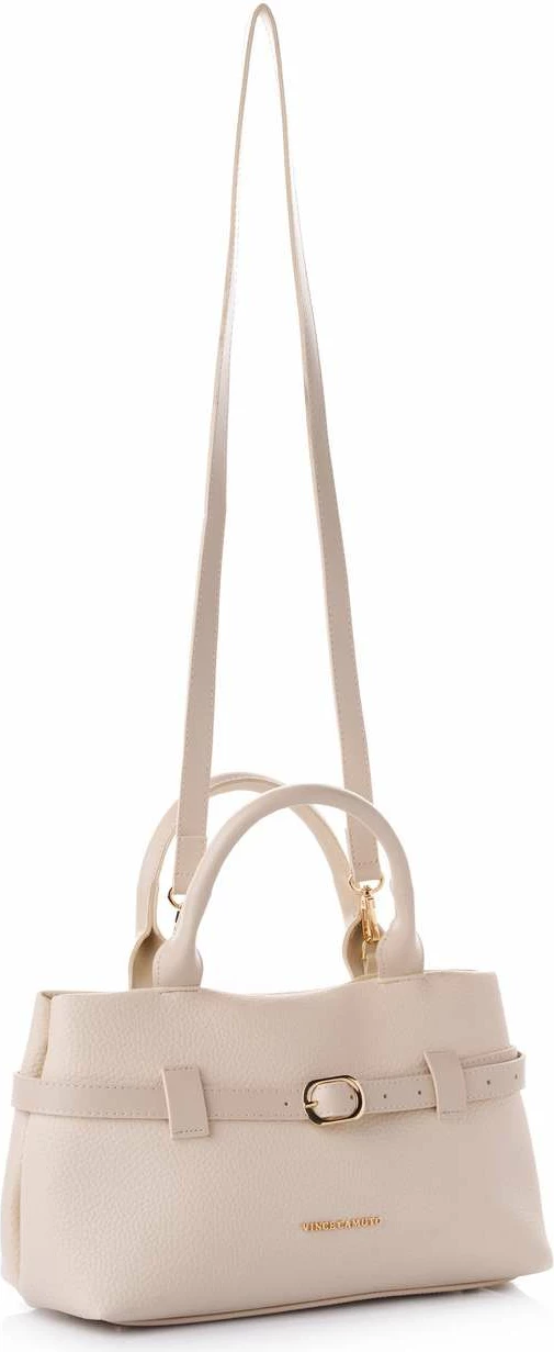 Torbë tote Vince Camuto, Vittoria Mini, krem