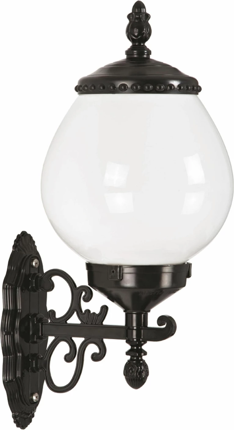 Llambë muri për jashtë Opviq, BAP-68194-BSY-OP, e zezë dhe e bardhë