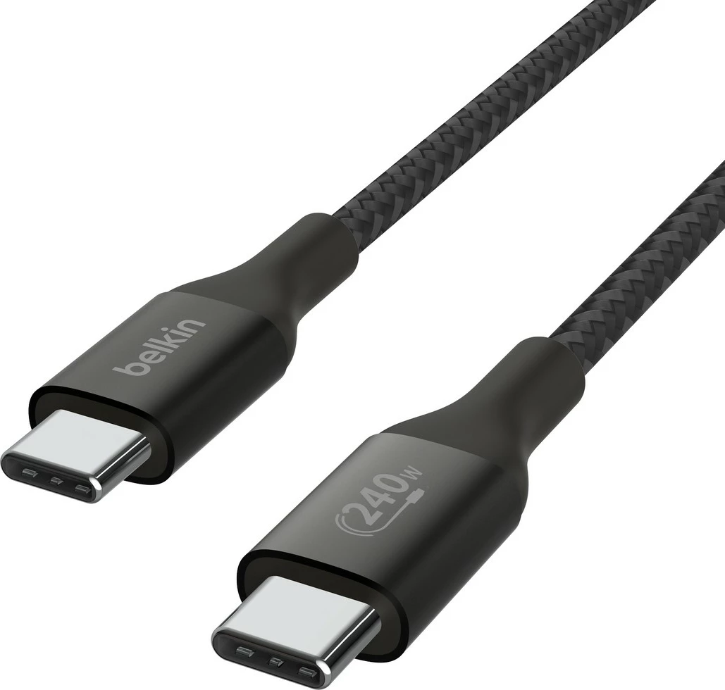 Kabllo USB-C Belkin CAB015bt2MBK, 2 m, USB 2.0, e zezë